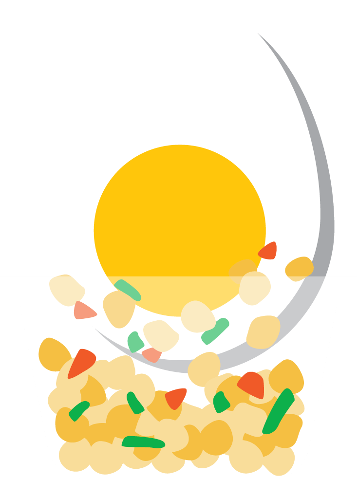 30 Eggs & 15 “Fried Rice” Dips